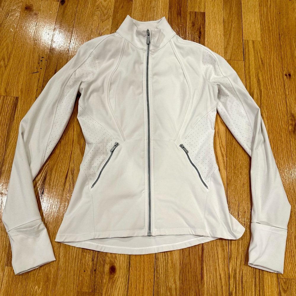 Women's White Lululemon Jacket - Picture 6 of 10